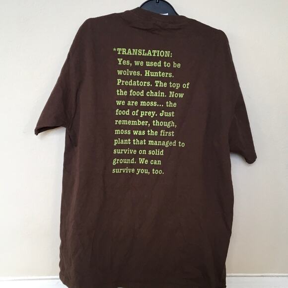 GROOT guardians of the galaxy TEE SHIRT Medium BROWN SS - Picture 3 of 5